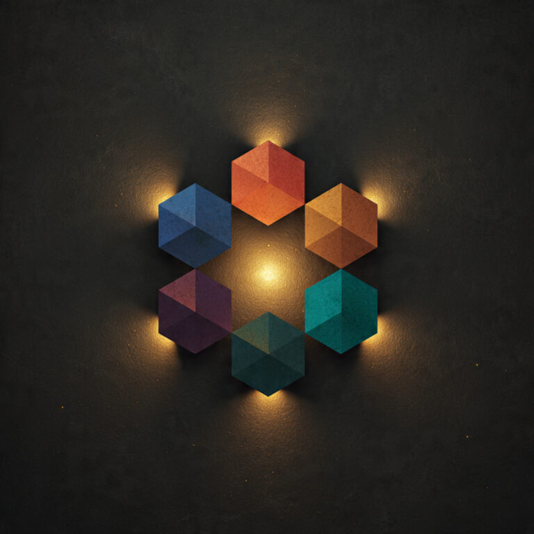 Dark-slate-background-six-small-glowing-geometric- (1)